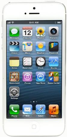 Смартфон Apple iPhone 5 32Gb White & Silver - Березники